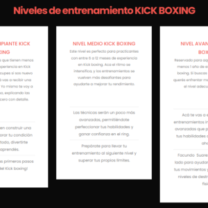 Suscripción Plan Kick Boxing